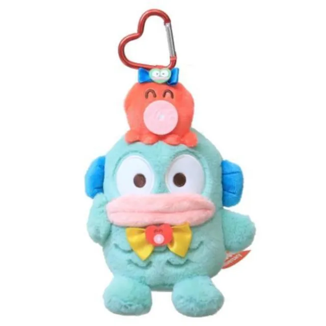 【小禮堂】雙11 Sanrio 三麗鷗 人魚漢頓 愛心扣環絨毛玩偶吊飾 好友款(平輸品)