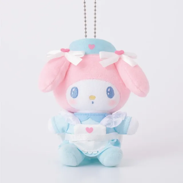 【小禮堂】雙11 Sanrio 三麗鷗 美樂蒂 絨毛玩偶吊飾 302診療室(平輸品)