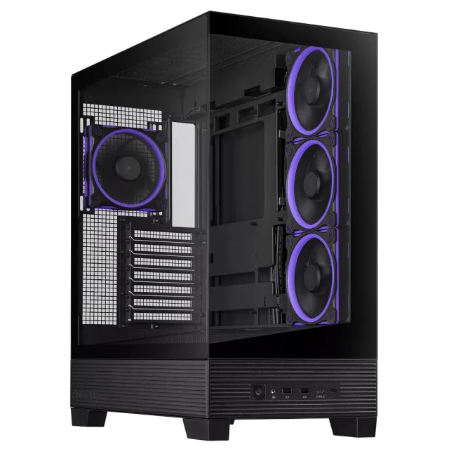 【華碩平台】R9十二核RTX 5060 Ti 8G{倪克斯KE2C}水冷PBA電競電腦(R9 9900X/X870/32G D5/1TB/WIFI)