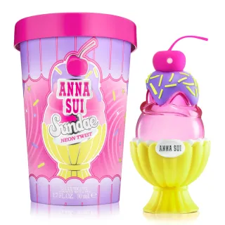 【ANNA SUI 安娜蘇】霓虹聖代女性淡香水50ml(專櫃公司貨)