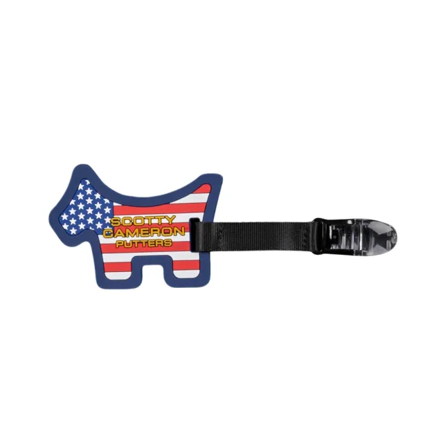 【Scotty Cameron 卡麥隆】卡麥隆限量版美國公開賽高爾夫球推桿套夾子(USA Dog Headcover Leash)