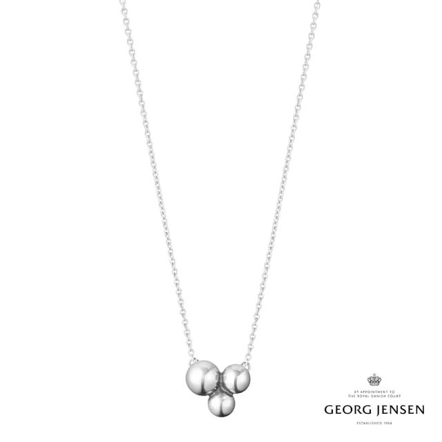 【Georg Jensen 喬治傑生】MOONLIGHT GRAPES 項鍊 (氧化純銀)