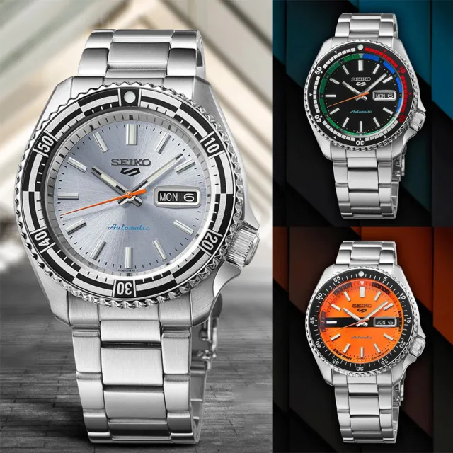 【SEIKO 精工】霹靂舞國手配戴款 5 Sports 55周年SKX機械錶 開學禮 送禮 推薦(多款任選)
