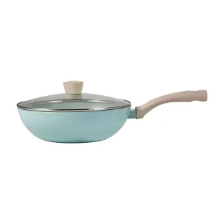 【CorelleBrands 康寧餐具】SNAPWARE 鈦輕量不沾深炒鍋30CM(IH爐可用)