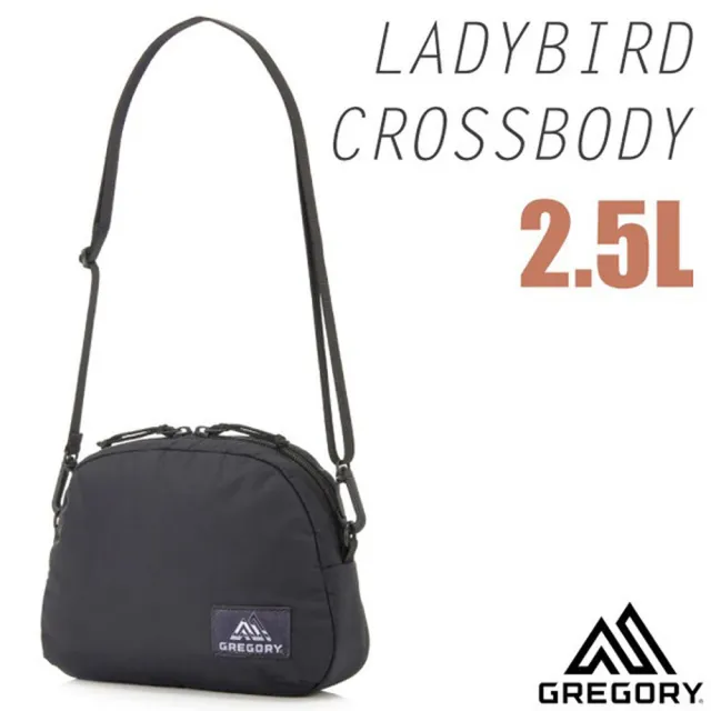 【Gregory】LADYBIRD CROSSBODY 多用途休閒時尚肩背包2.5L_可調節肩帶.手提包(140954 時尚黑)