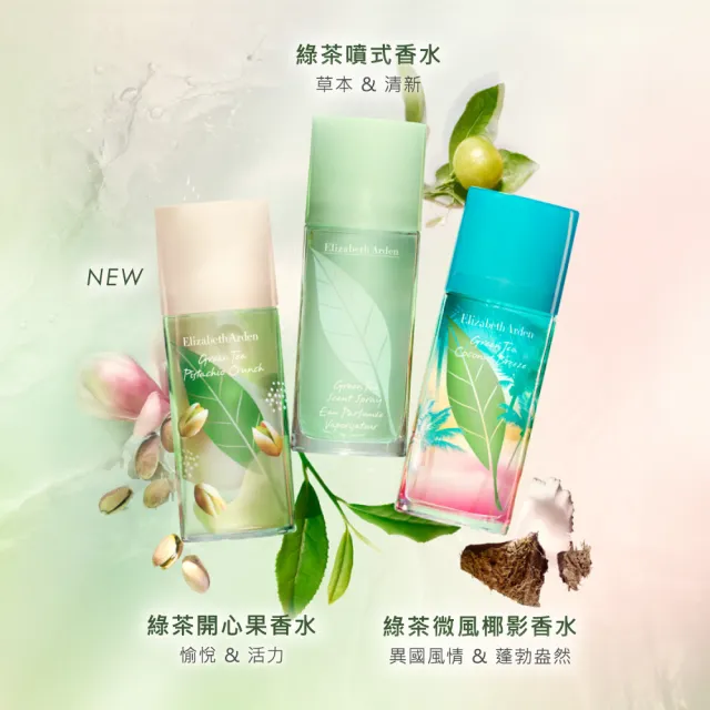 【伊麗莎白雅頓】官方直營 綠茶開心果香水100ml(茶香調/香水/開心果)
