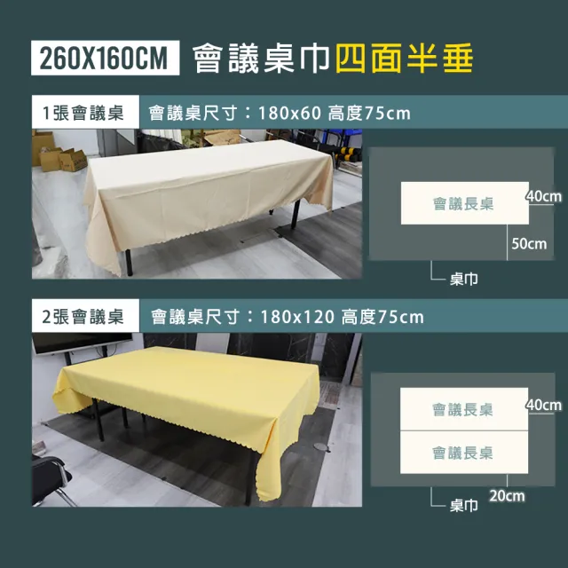 【大匠工具】長條桌布 墨綠色 客廳桌布 會議桌布罩 聖誕桌巾 擺攤桌巾 FT18060FCG-F(活動桌布 長條桌布)