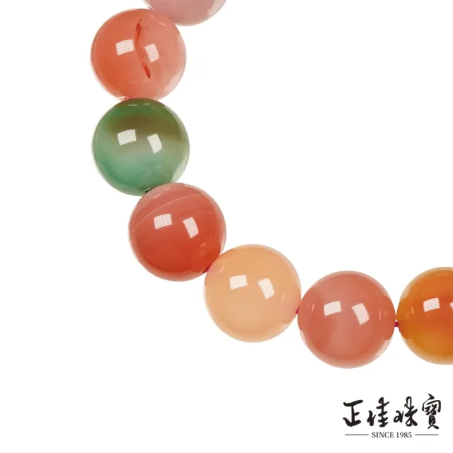 【正佳珠寶】鹽源瑪瑙 頂級川料糖果鹽源 12.8-13.3mm 鹽源瑪瑙手珠