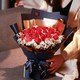 【MyDearStrawberries】璀璨巴黎大型草莓花束(水果花束/情人節/告白/生日禮物/超人氣花束/草莓)