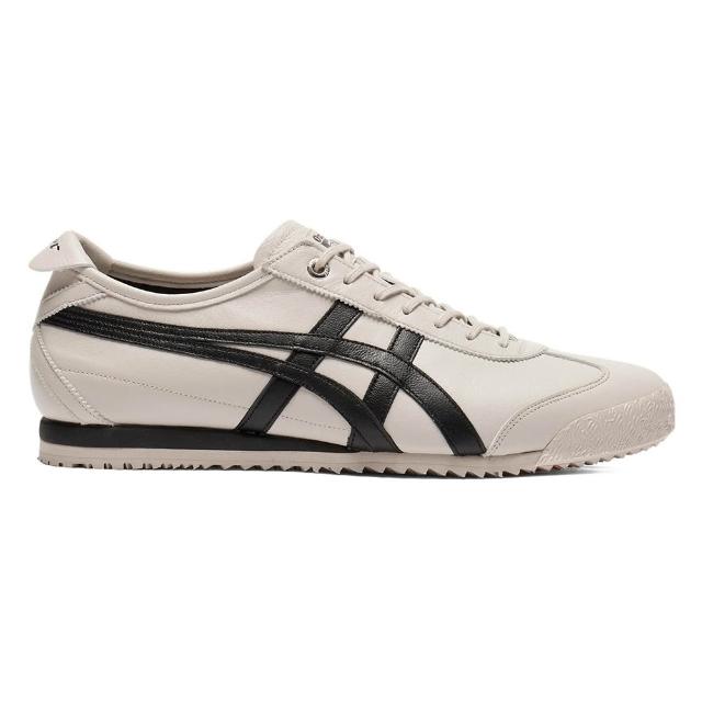 【Onitsuka Tiger】鬼塚虎 米白底黑虎爪紋 MEXICO 66 SD 休閒鞋 (1183A872-255)