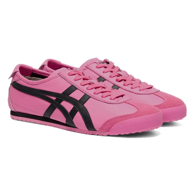 【Onitsuka Tiger】Onitsuka Tiger鬼塚虎-黑色/桃紅虎爪紋 MEXICO 66(1183C102-005/1183C102-701)