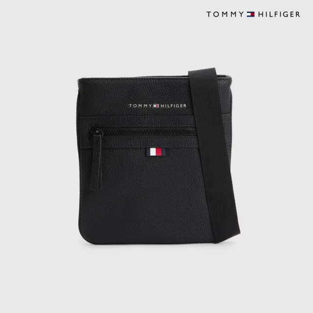 【TOMMY HILFIGER】官方旗艦館 基本款迷你斜背包_黑色