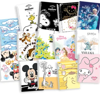 【神奇文具】美麗家 活頁樂譜夾 不反光資料夾 Kitty 史努比 布丁狗 大耳狗 三麗鷗 迪士尼 小熊維尼(台灣製)