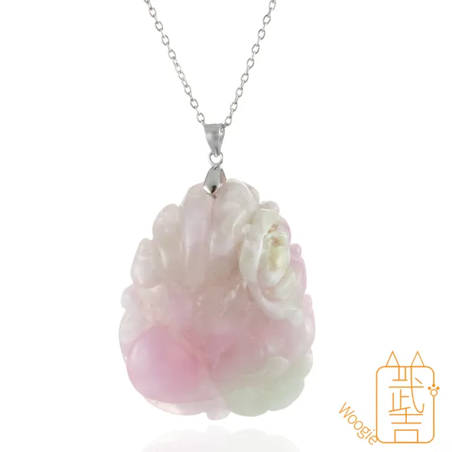 【Woogie武吉珠寶】精品紫鋰輝九尾項鍊(九尾48x38mm)