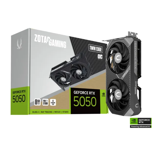 【ZOTAC 索泰】GAMING GeForce RTX 5050 Twin Edge OC 顯示卡