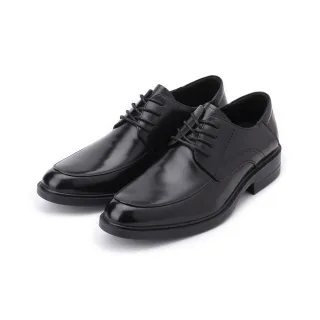 【鞋全家福】聖大保羅 氣墊真皮紳士皮鞋 黑 男鞋