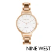 【NINE WEST 官方直營】優雅輕奢米蘭鋼鍊腕錶/手錶(多款任選)