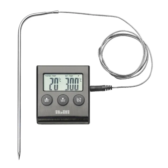 【IBILI】西班牙 電子探針計時溫度計 / 烘焙測溫 料理烹飪 電子測溫溫度計時計