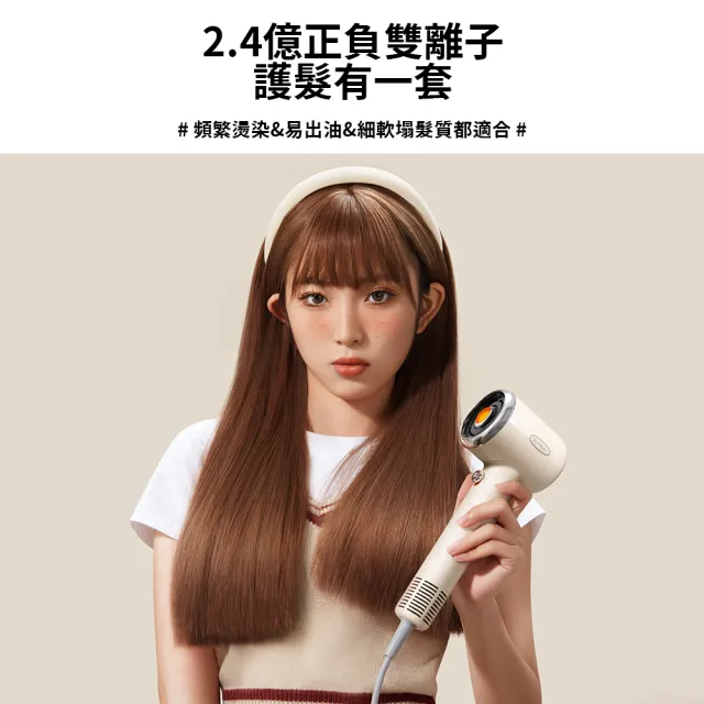 【ZHIBAI 直白】高速正負離子吹風機-小甜筒-兩色可選(S1)