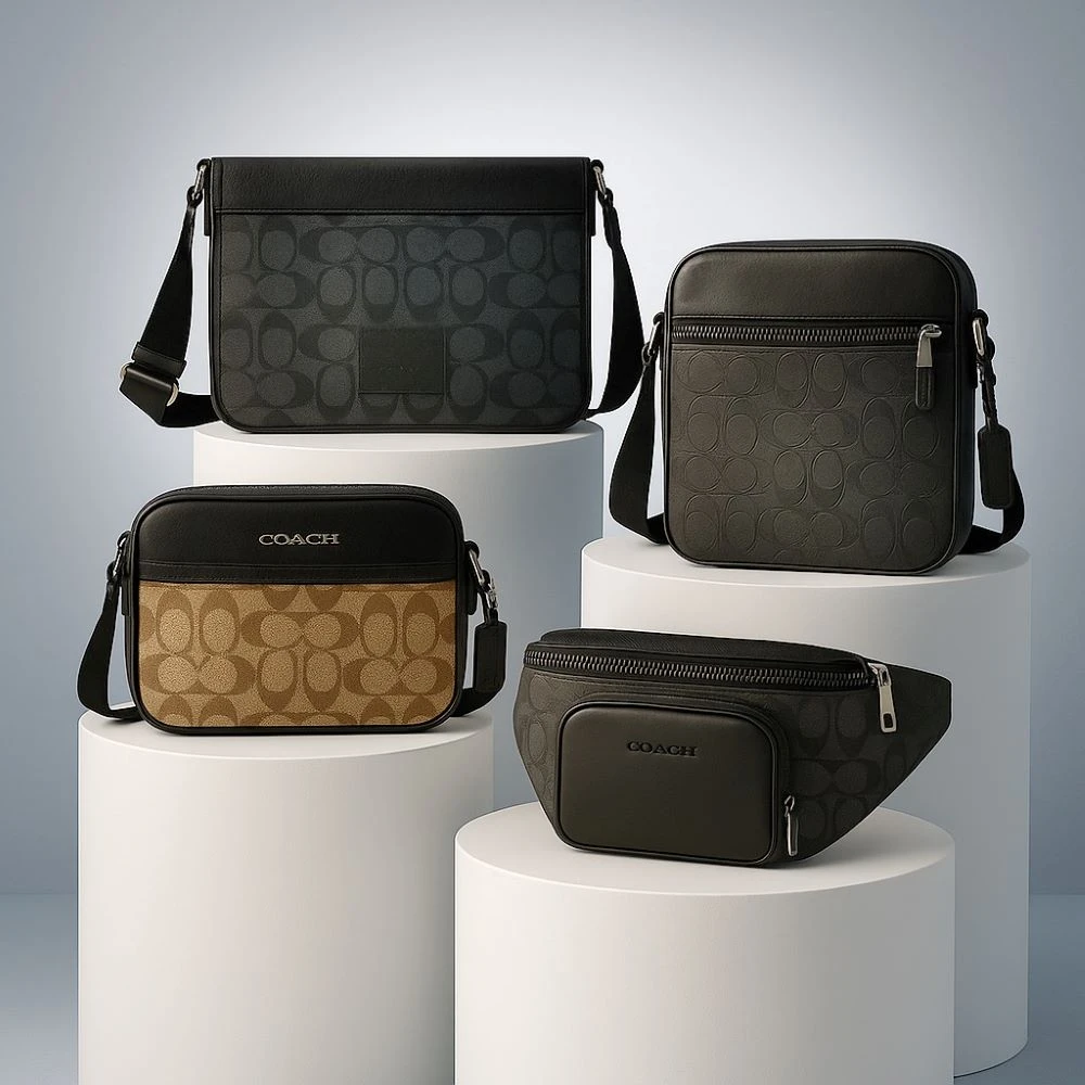 COACH男生腰包 COACH男生 腰包 , 相機包 , 側背包 , 胸包 , 方包 , 斜背包 , 公事包,男款包包 多款可挑)
