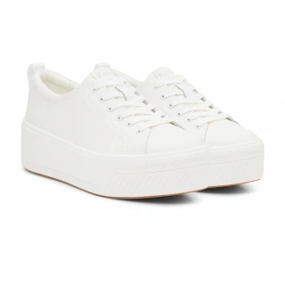 【Keds】SKYLER LEATHER 厚底皮革小白鞋(WH67872)