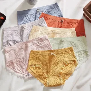 【寶貝家】10件超值組★ 女生棉質內褲 石墨烯抗菌(抗菌抑菌 舒適透氣 大人女生無痕液體褲 女性三角褲)