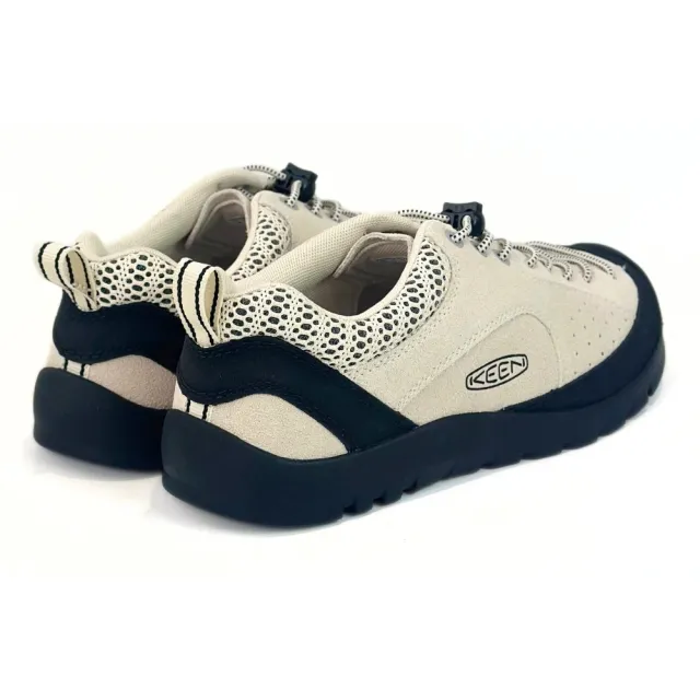 【KEEN】JASPER ROCKS 彈簧扣戶外機能鞋 女 米白 徒步登山露營科恩休閒懶人鞋 耐磨防滑山係鞋1029737