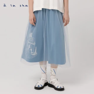 【a la sha】抹茶月世界創意紗裙