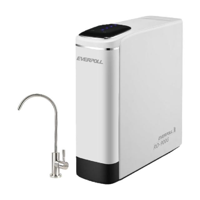 【EVERPOLL】直出RO淨水器+304不鏽鋼單冷龍頭(RO-900G+AE200)