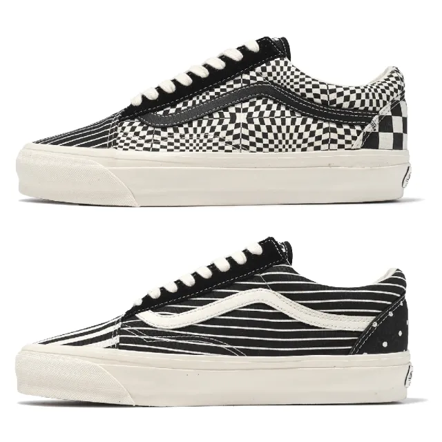 【VANS】休閒鞋 Old Skool 36 男鞋 黑 白 條紋 帆布 低筒 板鞋(VN000CNGBLK)