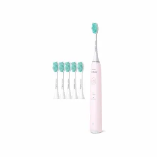 【Philips 飛利浦】官方直營 買音波震動/電動牙刷-小羽刷粉HX2421/04 附HX2025/02 刷頭5支