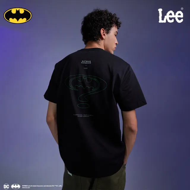 【Lee】男裝 短袖T恤|謎題人問號|舒適版型|共2色(LB402077K11/LB402077K14)