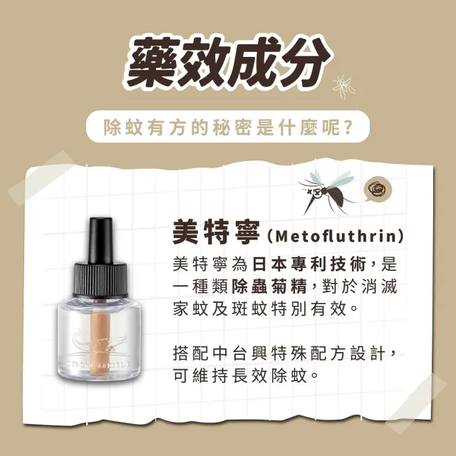 【鱷魚】液體電蚊香-果香木質-雙罐裝-12盒(日本原體、有效防治登革熱病媒蚊)