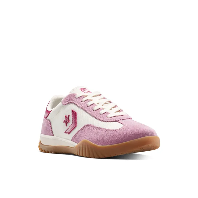 【CONVERSE】RUN STAR TRAINER OX 低筒 流星復古運動鞋 休閒鞋 男鞋 女鞋 玫瑰粉 白(A13053C)
