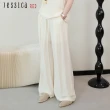 【Jessica Red】百搭顯瘦寬鬆鬆緊腰闊腿長寬褲R53205（米白）