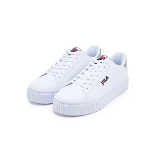 【FILA官方直營】女鞋 PANACHE 女款運動鞋 休閒鞋-白銀(5-C603Z-109_253)