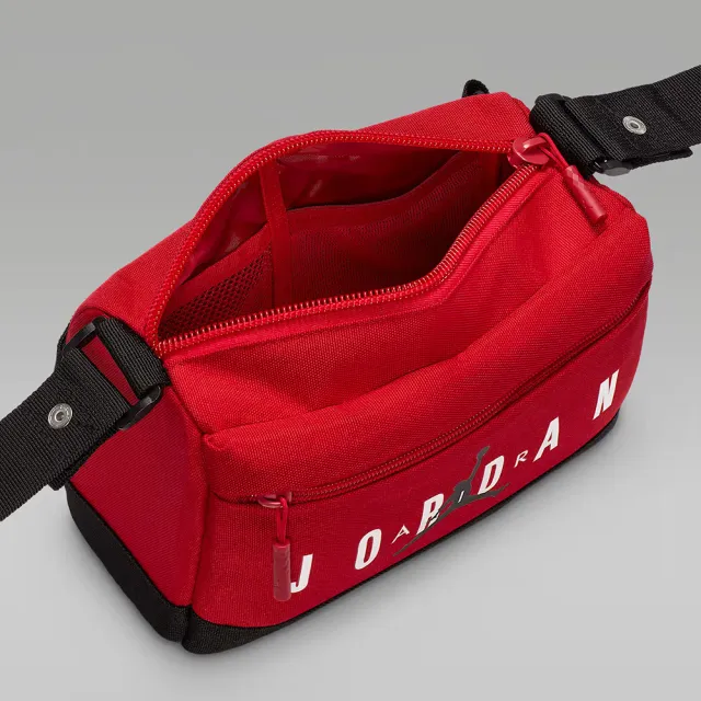 【NIKE 耐吉】Jordan喬丹Crossbody紅色潮流休閒斜跨包百搭時尚側背包經典單肩包收納斜肩包(JD2513031AD001)
