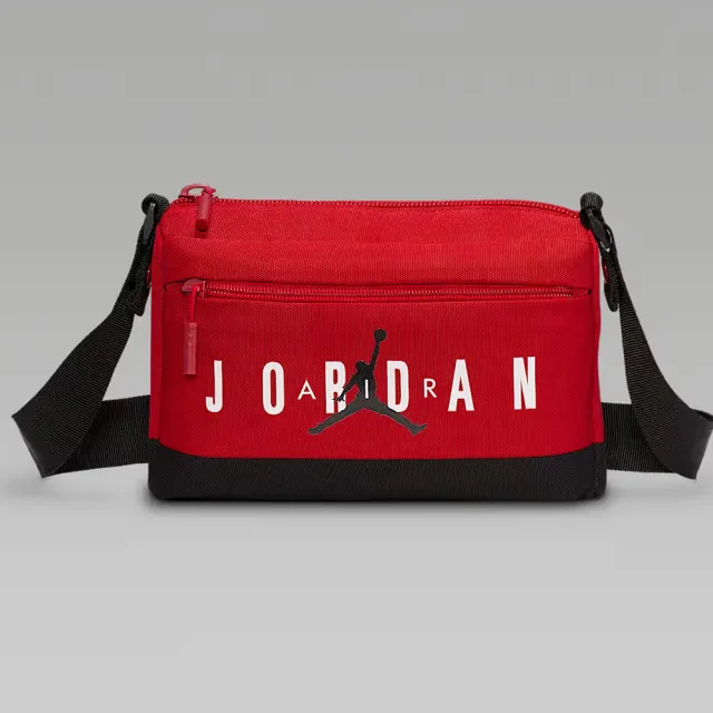 【NIKE 耐吉】Jordan喬丹Crossbody紅色潮流休閒斜跨包百搭時尚側背包經典單肩包收納斜肩包(JD2513031AD001)