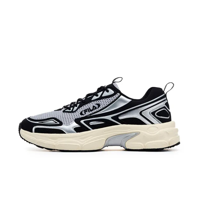 【FILA】Colosseo 男 運動休閒鞋 復古慢跑鞋 舒適 黑銀(1-J901Z-800)
