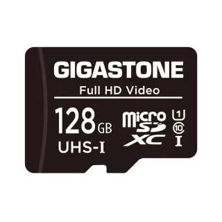 【GIGASTONE 立達】microSDXC UHS-Ⅰ U1 C10 128GB相機攝影記憶卡(支援相機/行車紀錄器/監視器)