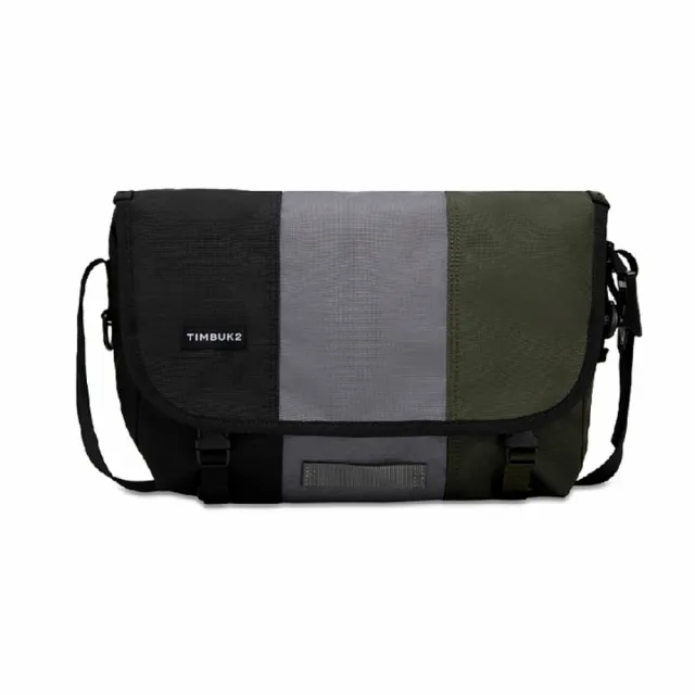 【Timbuk2】CLASSIC MESSENGER經典郵差包 S(14L 綠灰黑拚色)