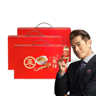 【老協珍】人蔘精禮盒 麥蘆卡蜂蜜口味14入x3盒(60ml/入 郭富城代言 養氣人蔘 送禮 保健禮盒)