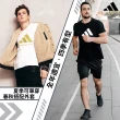 【adidas 愛迪達】精品棉萊卡上衣+四季薄長褲(短T 吸濕 透氣 彈性 棉T 休閒 運動 經典 三線 百搭)