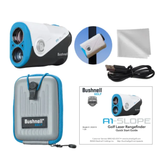 【Bushnell】A1 Slope Jolt 可充電式雷射測距望遠鏡 高爾夫測距儀 高爾夫球測距儀(最小最輕雷射測距望遠鏡)
