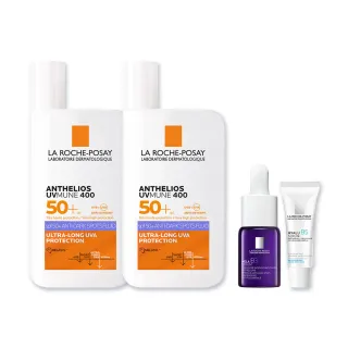 【理膚寶水】搶先上市雙入組★安得利淡斑淨亮極效夏卡防曬液 50ml(MELA夏卡)