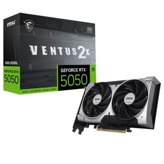 【MSI 微星】GeForce RTX 5050 8G VENTUS 2X OC顯示卡