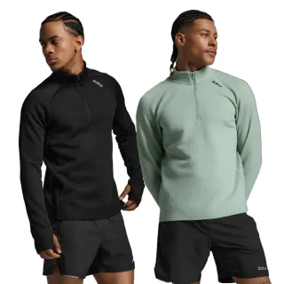 【2XU】M Ignition Hyper-Haptic 1/4 Zip 男士 保暖防護1/4拉鍊長袖機能上衣 運動上衣 跑步上衣(兩色任選)