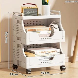 【H樂多家具】文件架 滑輪文件架(三層帶滑輪+洞洞板款/預售9個工作天左右送達)