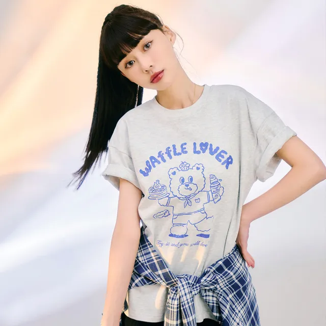 【MAJOR MADE】QQ鬆餅小熊斑駁造型T(短袖上衣/圖案短T/T-Shirt)