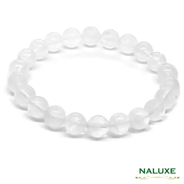 【Naluxe】白水晶 開運手鍊｜靜霧山嵐(淨化磁場｜提升專注｜能量補給｜排除雜念｜加強運勢)